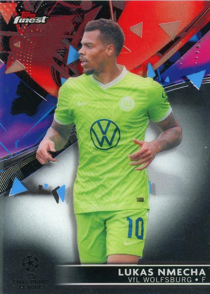 Lukas Nmecha 2021 Topps Finest UEFA 91