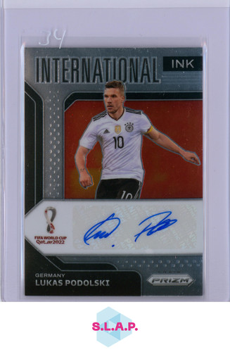 Lukas Podolski 2022 Panini Prizm World Cup