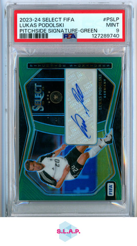 Lukas Podolski 2023 Panini Select Green 3/5