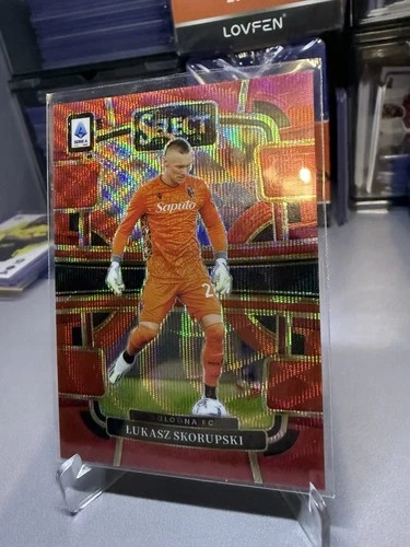 Lukasz Skorupski 2024 Panini Select Red Prizm