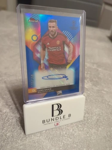 Luke Shaw 2023 Topps Finest /150