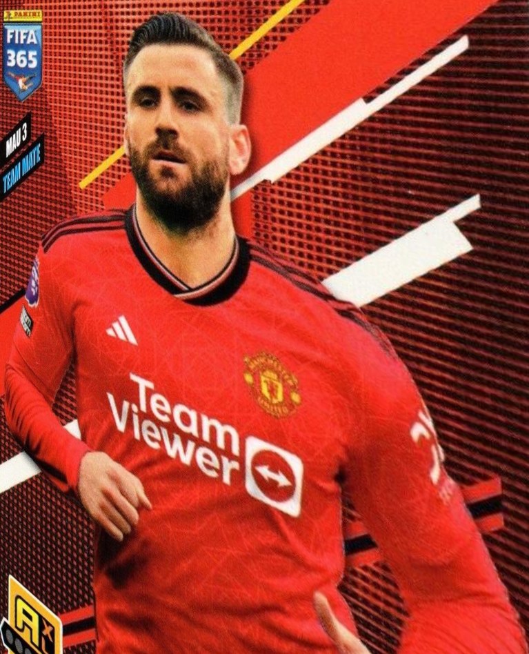 Luke Shaw 2024 Panini Adrenalyn XL FIFA 365