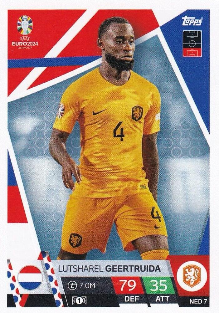 Lutsharel Geertruida 2024 Topps Match Attax UEFA EURO