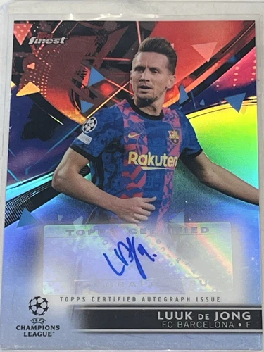 Luuk de Jong 2021 Topps Finest Refractor