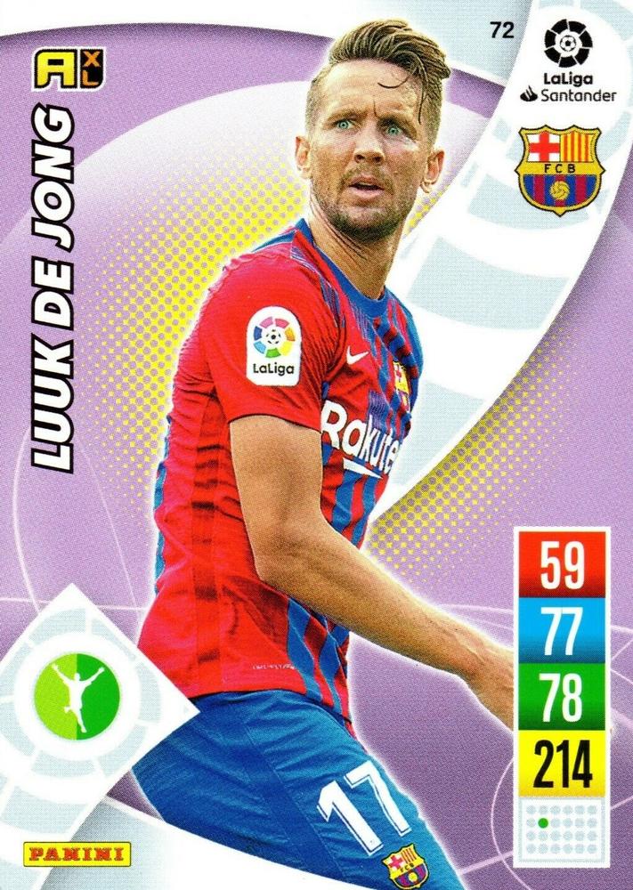 Luuk de Jong 2021 Panini Adrenalyn XL La Liga