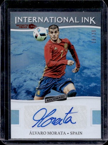 Álvaro Morata 2017 Panini Aficionado /20