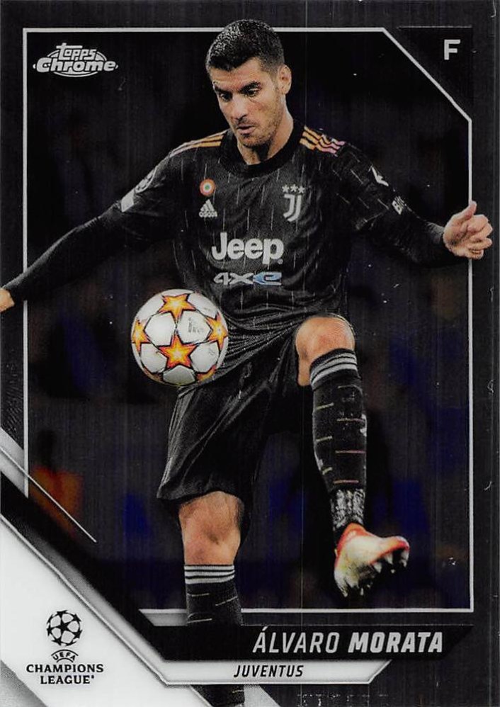 Álvaro Morata 2021 Topps Chrome UCC 101