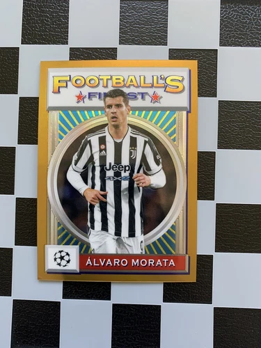 Álvaro Morata 2021 Topps Finest Gold /50