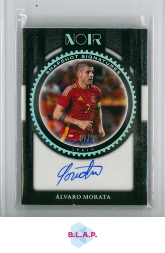 Álvaro Morata 2024 Panini Noir /99