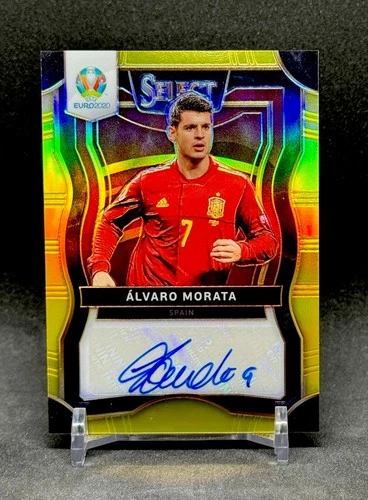 Álvaro Morata 2020 Panini Select True Gold /2