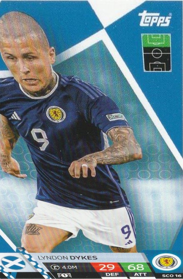 Lyndon Dykes 2024 Topps Match Attax UEFA EURO