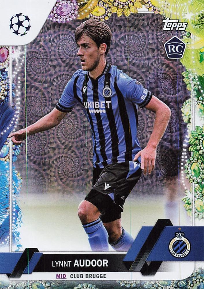 Lynnt Audoor 2022 Topps UEFA Club Competitions Carnaval Edition