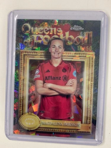 Magdalena Eriksson 2025 Topps Women's Champions League Sapphire Sapphire /50