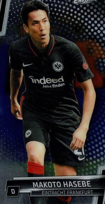Makoto Hasebe 2021 Topps Chrome Bundesliga 34