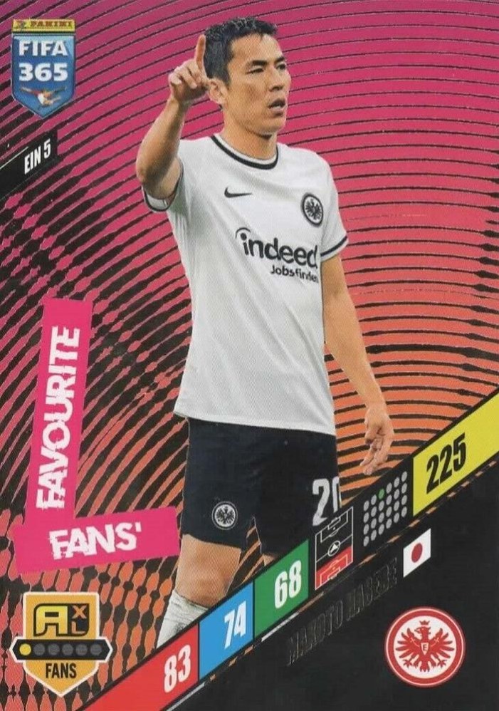 Makoto Hasebe 2024 Panini Adrenalyn XL FIFA 365