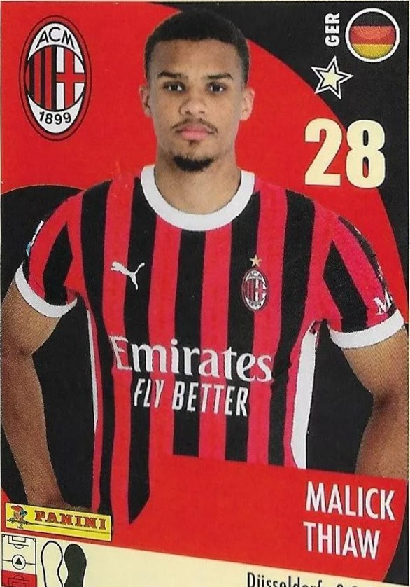 Malick Thiaw 2024 Panini Calciatori Stickers