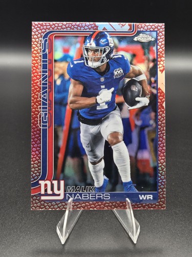 Malik Nabers 2025 Topps Chrome