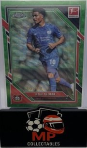 Malik Tillman 2021 Topps Bundesliga Chrome Green /99