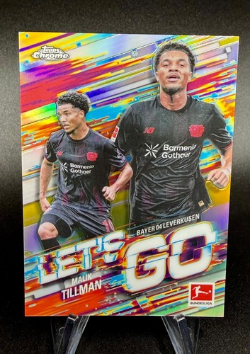 Malik Tillman 2025 Topps Bundesliga Chrome LG-3
