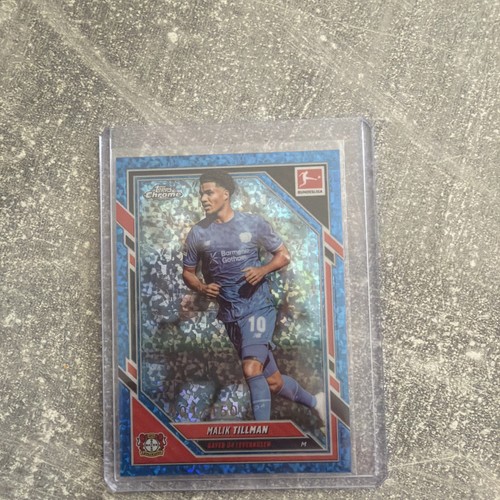 Malik Tillman 2025 Topps Chrome Blue Diamond Refractor /150