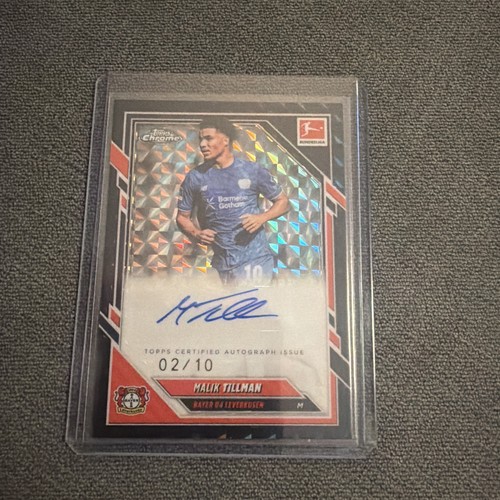 Malik Tillman 2025 Topps Chrome Bundesliga Black /10