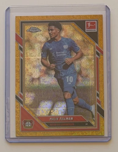 Malik Tillman 2025 Topps Chrome Gold /50