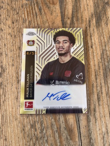 Malik Tillman 2025 Topps Chrome Gold Magic /50