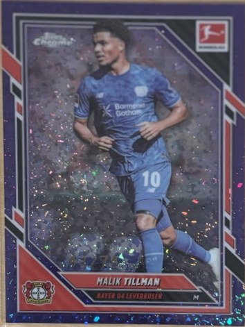 Malik Tillman 2025 Topps Chrome Mini Diamond /75