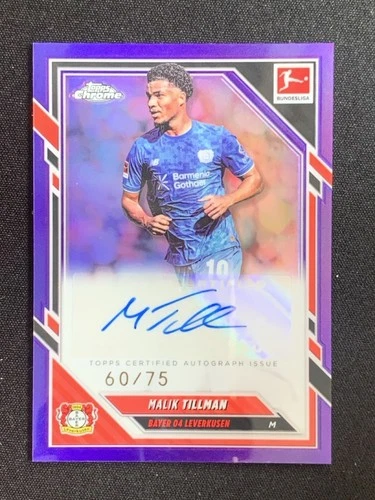 Malik Tillman 2025 Topps Chrome Purple Refractor /75