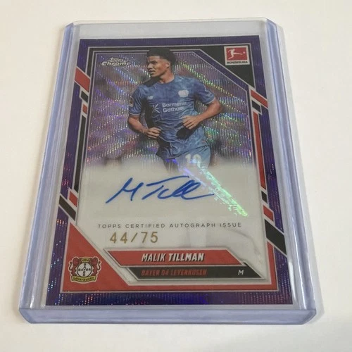 Malik Tillman 2026 Topps Chrome Purple Wave /75
