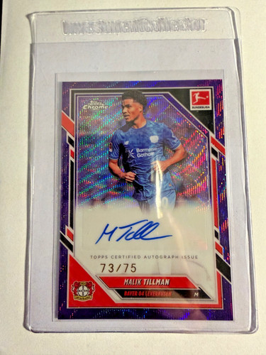 Malik Tillman 2025 Topps Chrome Purple Wave /75