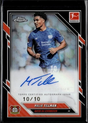 Malik Tillman 2025 Topps Cromo Bundesliga Negro /10