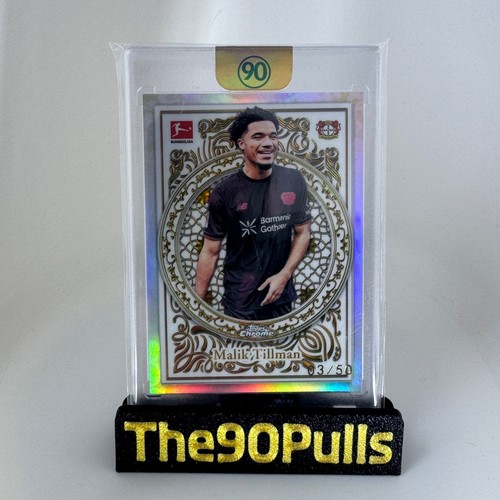 Malik Tillman 2025 Topps Cromo Bundesliga Oro /50