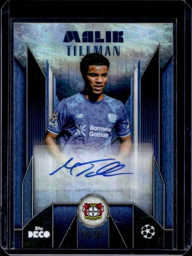 Malik Tillman 2025 Topps Deco UEFA Blue /99