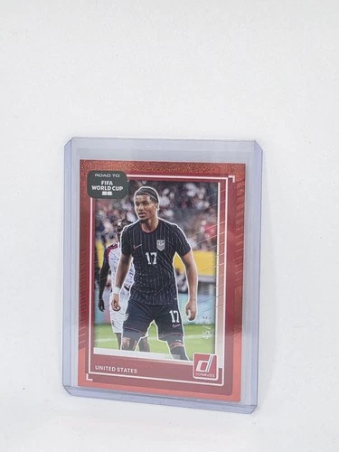 Malik Tillman 2025 Panini Donruss Road To FIFA World Cup Red /75