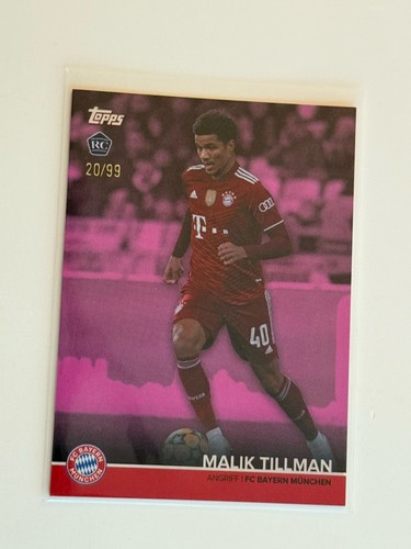 Malik Tillman 2021 Topps FC Bayern München Team Set /99