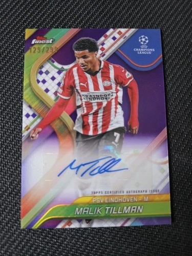 Malik Tillman 2024 Topps Finest viola /299