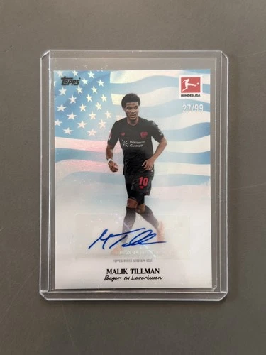 Malik Tillman 2025 Topps International Stars Bundesliga /99