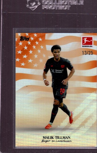 Malik Tillman 2025 Topps International Stars Orange /25