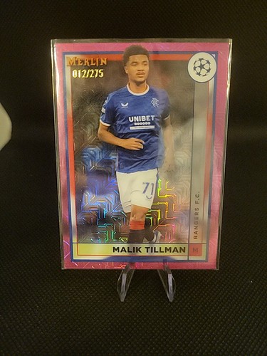 Malik Tillman 2023 Topps Merlin Chrome Rose Mojo Refractor /275