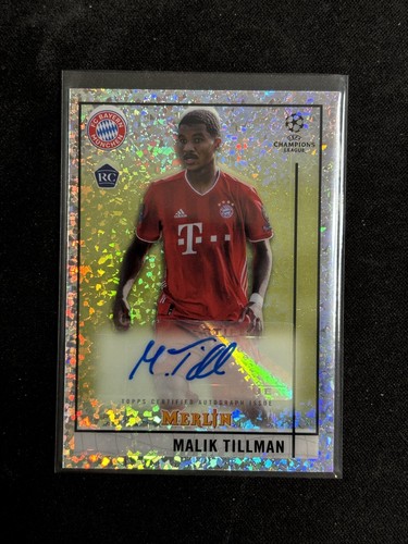 Malik Tillman 2020 Topps Merlin Chrome Speckle /150