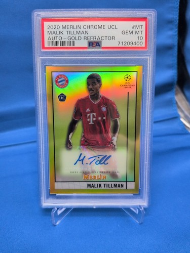 Malik Tillman 2020 Topps Merlin Chrome UEFA Gold /50