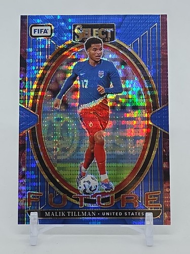 Malik Tillman 2024 Panini Select Blue Pulsar Prizm