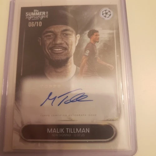Malik Tillman 2025 Topps Summer Signings 06/10