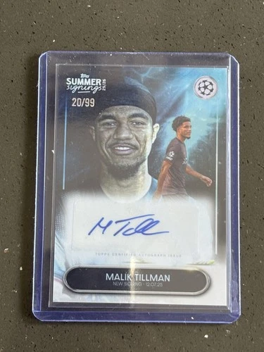 Malik Tillman 2025 Topps Summer Signings /99