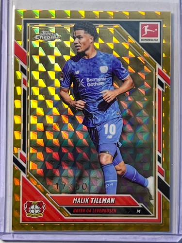 Malik Tillmann 2026 Topps Chrome Gold Geometric /50