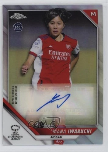 Mana Iwabuchi 2021 Topps Chrome UEFA Women's Champions League 1/2