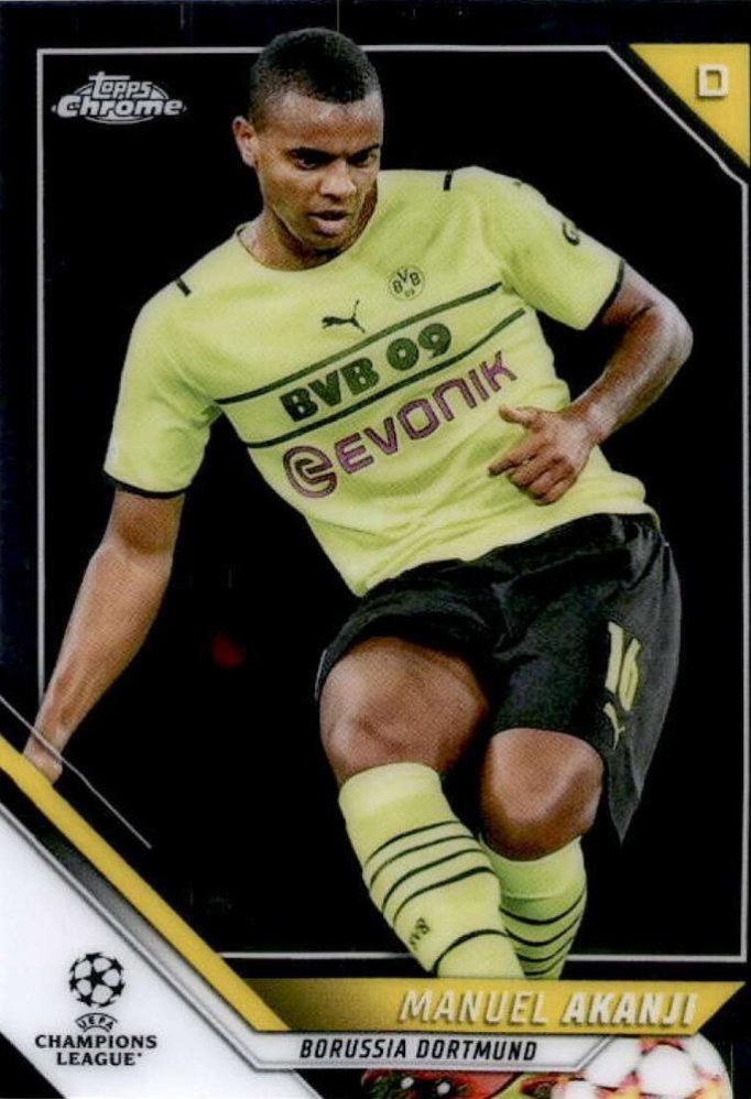 Manuel Akanji 2021 Topps Chrome UCC 57