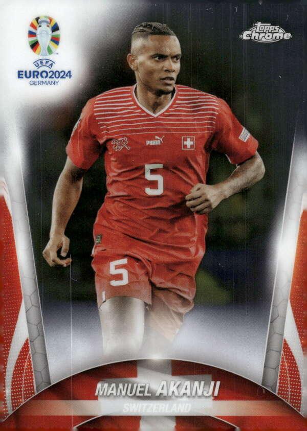 Manuel Akanji 2024 Topps Chrome UEFA EURO