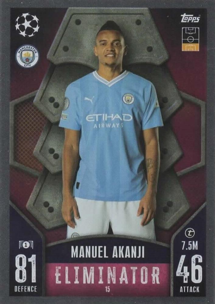 Manuel Akanji 2023 Topps Match Attax UEFA Club Competitions